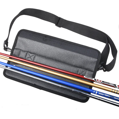 Mini Portable Nylon Golf Club Bag – Simple Golf Gun Carrier with Adjustable Shoulder Straps, Travel & Training Case