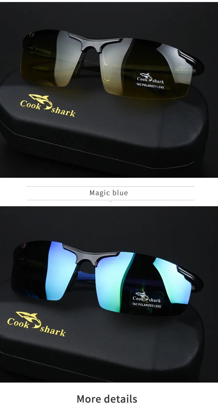 Cookshark 2020 Men's Polarized Sunglasses - Trendy Driving Glasses for Driver