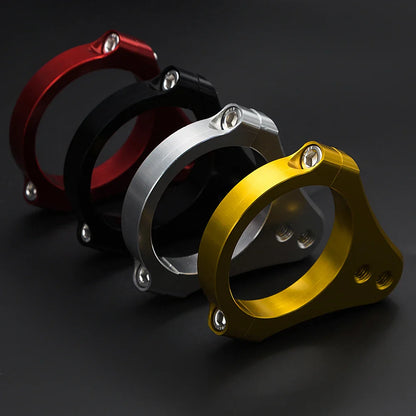 Universal Motorcycle & Scooter Steering Damper Fork Bracket Clamp – 31–54mm CNC Stabilizer Mount Support Kit