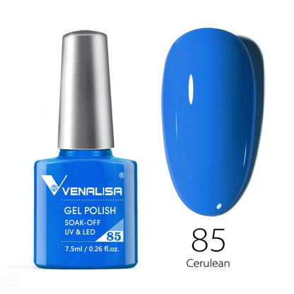 VENALISA 7.5ml HEMA-Free Nail Gel Polish – VIP4 Semi-Permanent Soak-Off UV/LED Gel Varnish, Full Coverage Nail Lacquer
