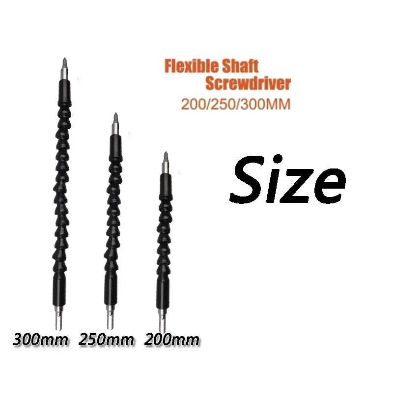Multifunctional Electric Drill Screwdriver Bit - Universal Snake Flexible Hose Cardan Shaft Connection, Soft Extension Rod Link