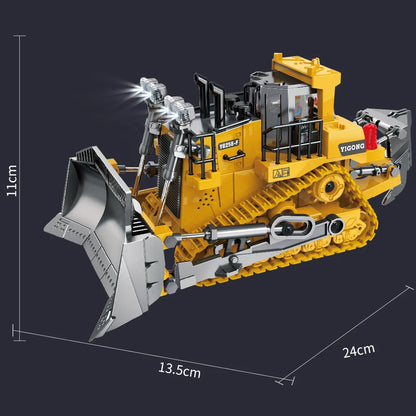 2.4G RC Excavator & Dump Truck Toy – Alloy & Plastic Construction Vehicle Model for Kids