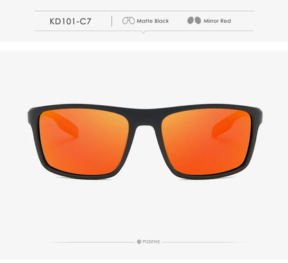 KDEAM Ultra-Light Polarized Sports Sunglasses for Men & Women – TAC 1.1mm Lens, Category 3 Driving Sun Glasses