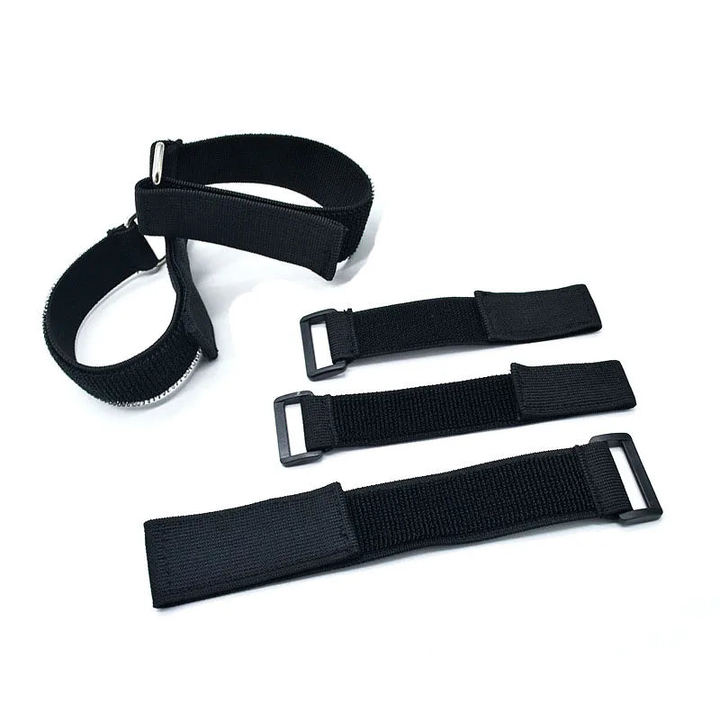 Customizable Elastic Nylon Hook & Loop Cable Ties – Reusable Magic Band Straps with Reverse Buckle Fastener