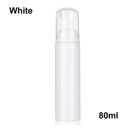 Foaming Soap Dispenser Bottles – 30/50/60/80ML Plastic Pump Bottles for Shampoo, Lotion & Shower Gel