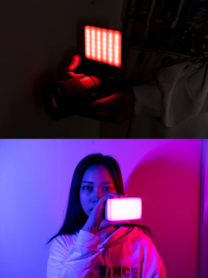 Ulanzi VL120 Full Color RGB Video Light – Dimmable 2500K-9000K LED Photography & Vlog Fill Light for Cameras