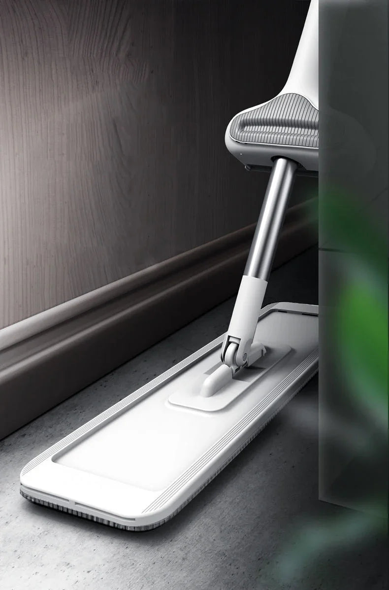 Mmagic 360° Rotation Spin Mop | Flat Mop Cleaner with Bucket for Easy Floor & Home Cleaning | Wash & Dry Mop System