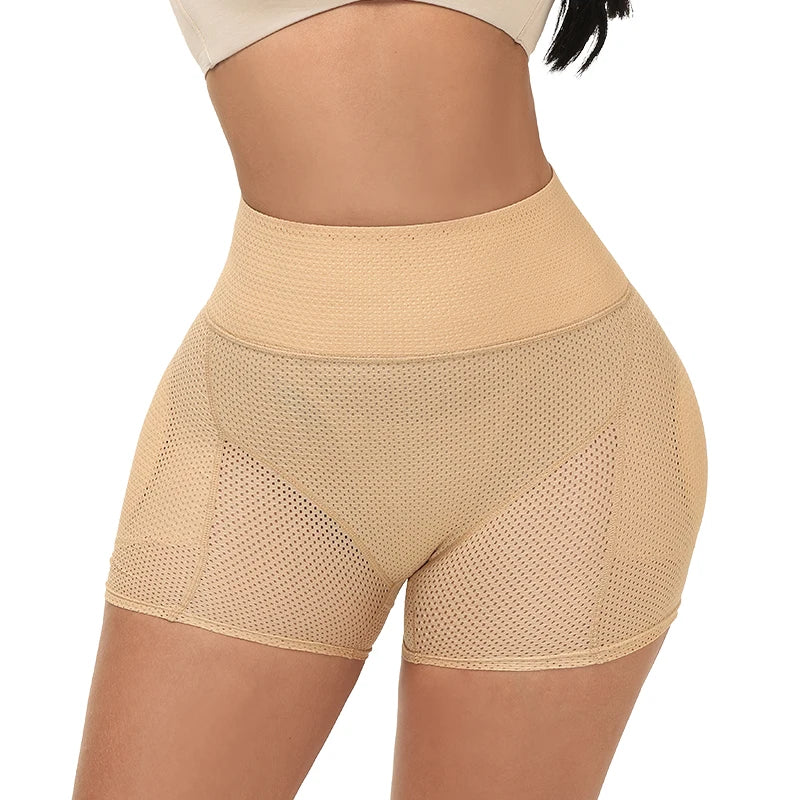 Butt Lifting Hip Enhancer Cushion – Padded Mesh Control Panties for Natural Curves