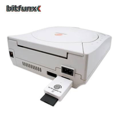 Bitfunx DC SD/TF Card Adapter Reader V2 – Compatible with SEGA Dreamcast & CD, Supports DreamShell Boot Loader