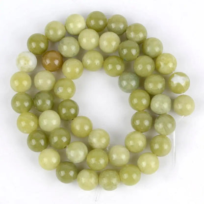 Natural Round Mixed Gemstone Beads — Tiger Eye, Amazonite, Lava, Turquoise, Agate, Jasper & Garnet Spacer Beads for DIY Bracelet