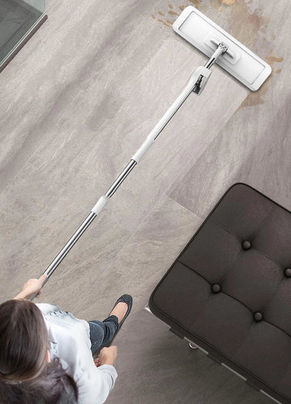Mmagic 360° Rotation Spin Mop | Flat Mop Cleaner with Bucket for Easy Floor & Home Cleaning | Wash & Dry Mop System