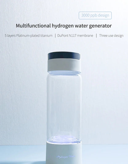BlueVida SPE&PEM Hydrogen Water Generator - High Concentration, 2 Work Modes & Self-Cleaning, Hydrogen Absorption