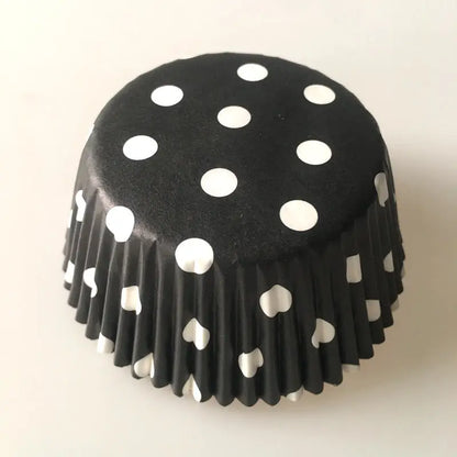 100PCS Animal Print & Pink Heart Cupcake Liners – Zebra, Leopard & Cow Pattern Muffin Baking Cups for Weddings & Parties