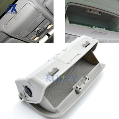 Car Inner Roof Sunglasses Holder – Glasses Case Box for VW Golf MK5 MK6, Passat B6 CC, Tiguan, Jetta MK5, Sharan, Skoda Yeti, Seat