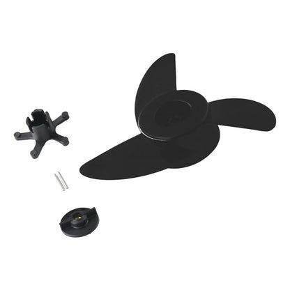3-Blade Electric Boat Propeller – Outboard Trolling Motor Propeller with Fastening Nut