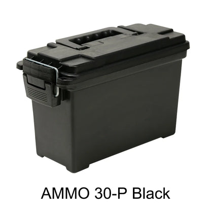 Plastic Ammo Box – Lightweight High-Strength Bullet Storage Case, Weapons Safe, Ammo Can Crate Accessory
