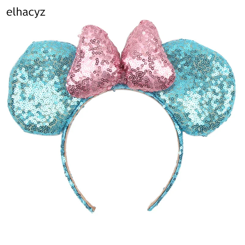 Big Classic Polka Dot Bow Minnie Mouse Ears Headband – Festival & Party Hairband for Women & Girls, Disney Trip Accessories