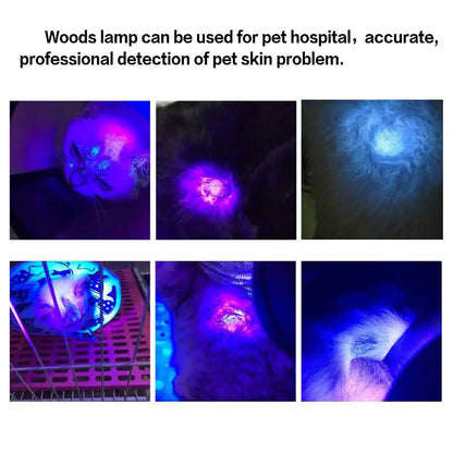 Professional UV Wood Lamp Skin Analyzer — Facial Diagnostic Device for Beauty & Skin Testing
