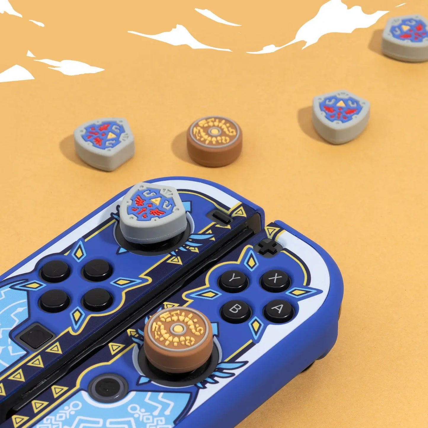 Soft Thumb Stick Grip Caps – Joystick Covers for Switch OLED, NS Lite, Skyward Sword & Monster Hunter Rise Joy-Cons