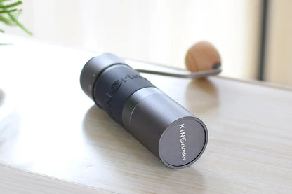 KINGrinder K4/K6 Manual Coffee Grinder — Portable 420 Stainless Steel Mill with 48mm Titanium-Plated Burr