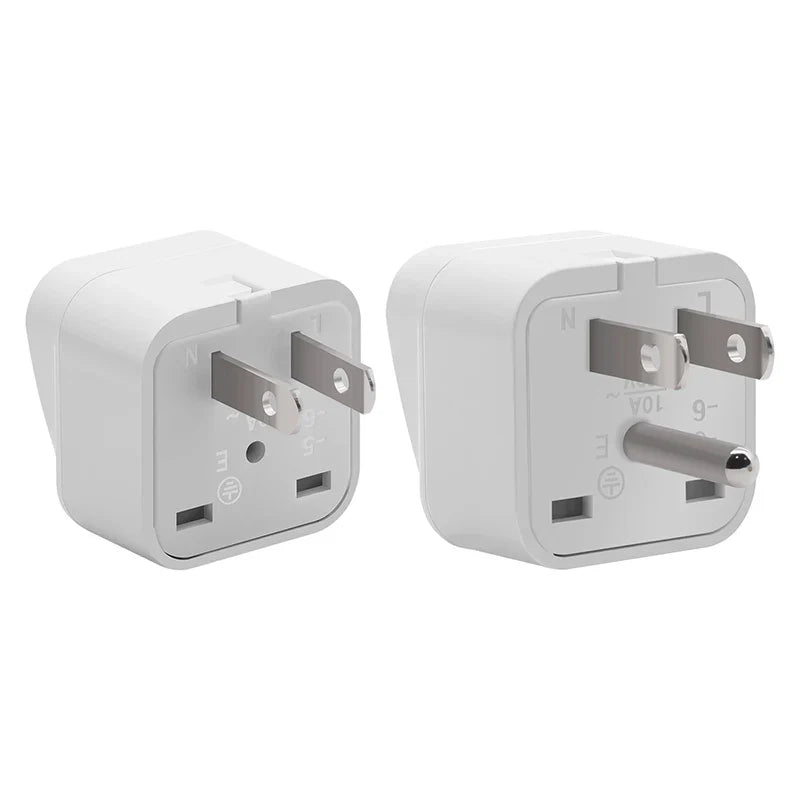 Universal 2-in-1 Travel Adapter Plug – Japan, America, EU, UK, AU to US Type A/B Charger for Canada & Thailand