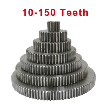 Steel Spur Gear - 1M 60–67T 8mm Bore Motor Gear Wheel for Mechanical Applications