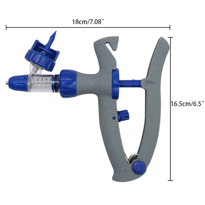 Automatic Veterinary Syringe 1ml/2ml/5ml — Adjustable Continuous Injection for Livestock, Pigs, Cattle, Sheep