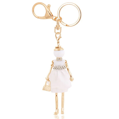 Trendy Women’s Metal Charm Keychain 2026 – Cute Statement Bag Pendant Jewelry Gift for Ladies
