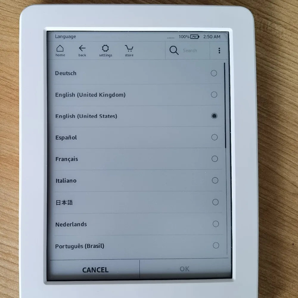 Original Kindle 6th & 8th Gen E-Book Reader, 6-Inch E-Ink Touchscreen, WiFi, No Light, Better Than Kobo E-Reader