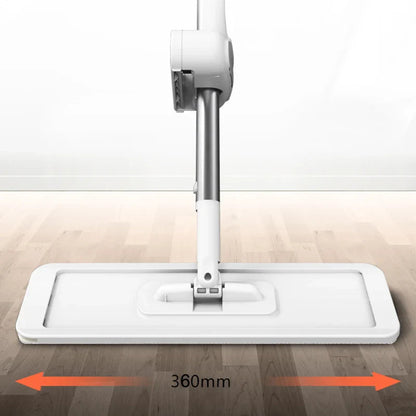 Mmagic 360° Rotation Spin Mop | Flat Mop Cleaner with Bucket for Easy Floor & Home Cleaning | Wash & Dry Mop System