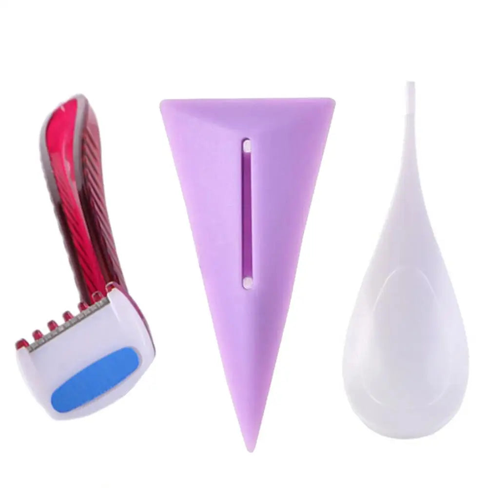 Bikini Shaving Stencil Set for Women — Intimate Pubic Hair Razor & Shaping Tool
