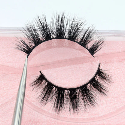 Visofree 13mm 3D Mink Eyelashes – Natural Long Handmade Cruelty-Free False Lashes for Makeup G04