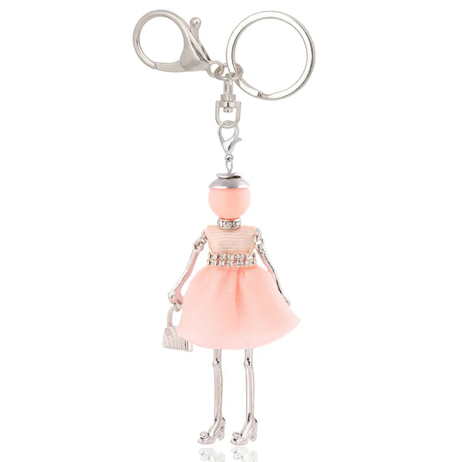 Trendy Women’s Metal Charm Keychain 2026 – Cute Statement Bag Pendant Jewelry Gift for Ladies