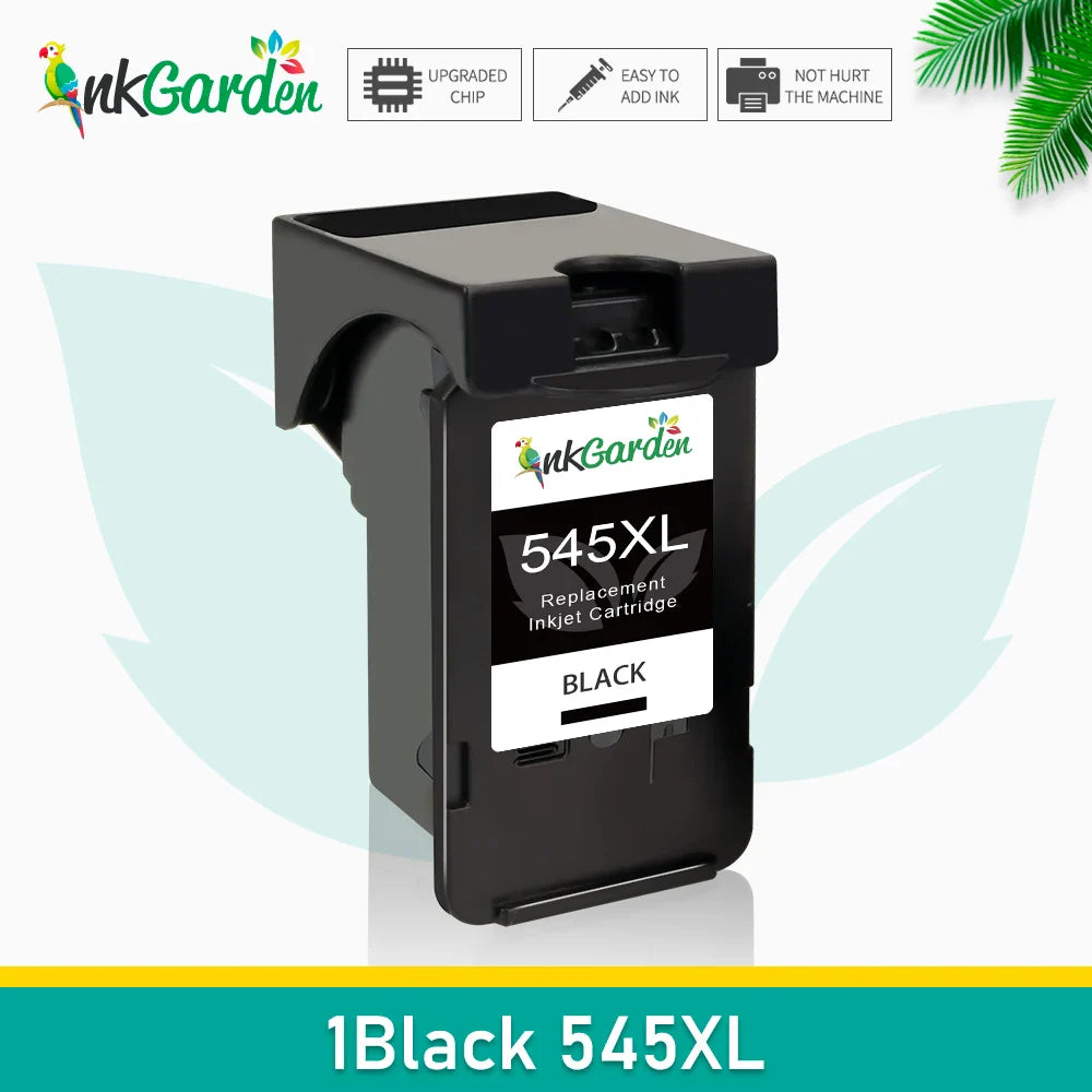 InkGarden 545XL / 546 Ink Cartridge Replacement for Canon – Compatible Ink for PIXMA MG3053, MX490, MX494 & MX495 Printers