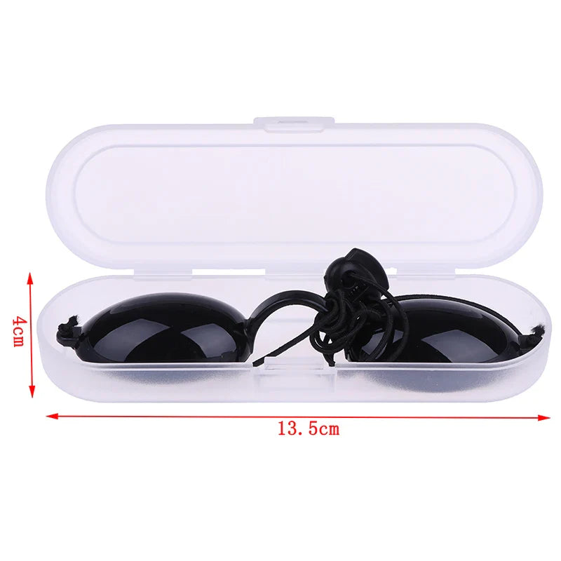 Soft Silicone Eyepatch Safety Goggles: Adjustable Protective Eyewear for Beauty Laser - 7 Colors Available