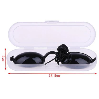 Soft Silicone Eyepatch Safety Goggles: Adjustable Protective Eyewear for Beauty Laser - 7 Colors Available