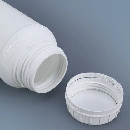 Empty Fluorinated Plastic Bottle with Tamper-Evident Cap — Leakproof Refillable Liquid Container 50ml-1000ml