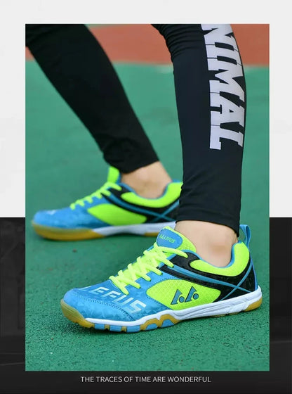 Unisex Non-Slip Breathable Table Tennis Shoes – Wear-Resistant Sports Training Sneakers