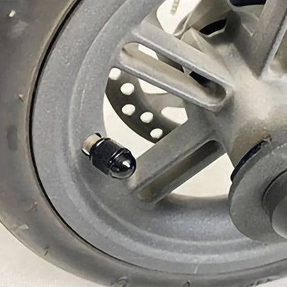 Aluminum Alloy Electric Scooter Valve Caps - Schrader Valve Dust Covers for Ninebot MAX G30, Xiaomi Mijia M365, and Scooter Accessories