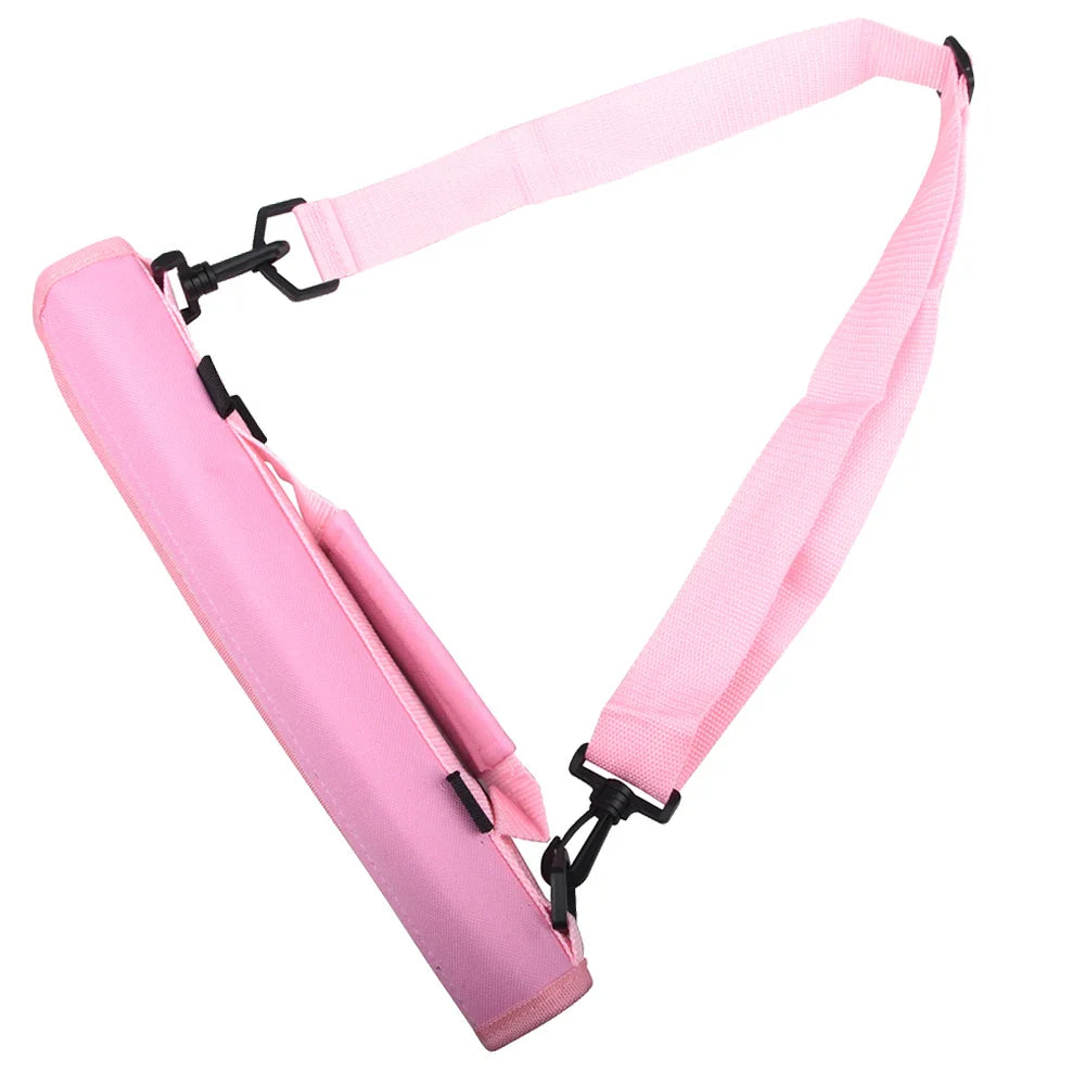 Mini Portable Nylon Golf Club Bag – Simple Golf Gun Carrier with Adjustable Shoulder Straps, Travel & Training Case