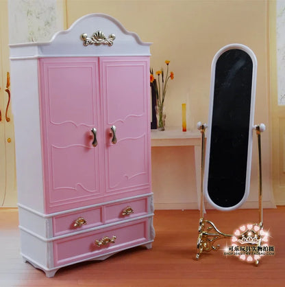 Barbie Doll Furniture Set – Miniature Playhouse Accessories for Fashion Dolls