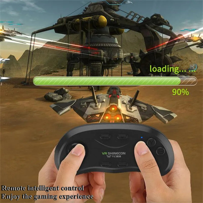 VRGpro X7 3D VR Headset – Virtual Reality Glasses Box for iOS & Android 5-7" Phones with Wireless Controller