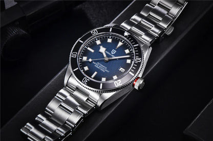 PAGANI DESIGN 2025 BB58 Men's Watch – Retro Automatic NH35A Mechanical, Luxury 100M Waterproof Wristwatch