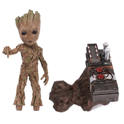 Marvel Guardians of the Galaxy Groot Statue – Cute Baby Tree Man PVC Anime Action Figure Toy Collectible Gift