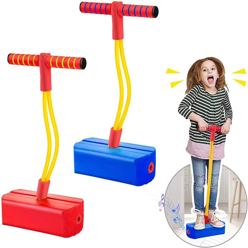 Foam Pogo Jumper for Kids: Outdoor Fun Toy Gift for Boys and Girls (3+) - Perfect Present for Autistic Kids and Children with Autism