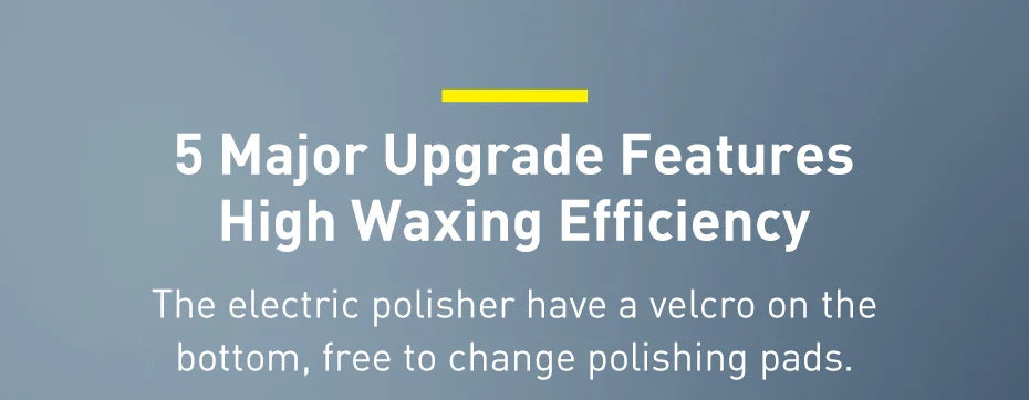 Baseus Wireless Car Polisher — Cordless Electric Waxing & Polishing Machine with Adjustable Speed for Auto Detailing