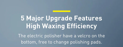 Baseus Wireless Car Polisher — Cordless Electric Waxing & Polishing Machine with Adjustable Speed for Auto Detailing
