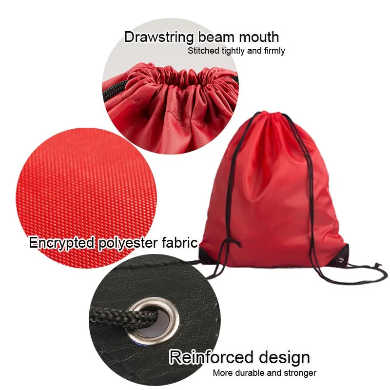 Helmet Bag - Rainproof Backpack with Drawstring Pocket for Motorcycle, Scooter, Moped, and Bicycle Full/Half Helmet Protection