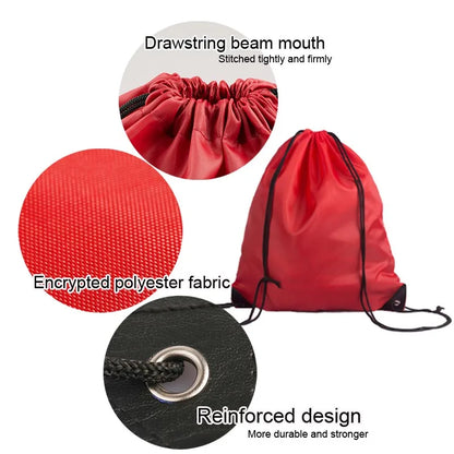Helmet Bag - Rainproof Backpack with Drawstring Pocket for Motorcycle, Scooter, Moped, and Bicycle Full/Half Helmet Protection