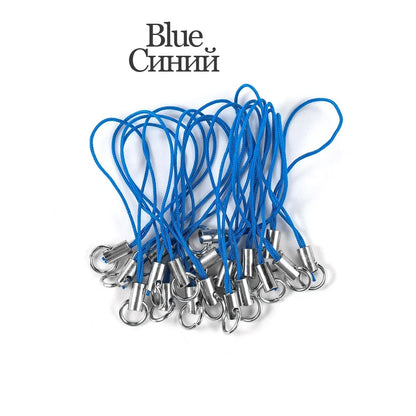 20/50/100PCS Lanyard Strap Cords - Lobster Clasp Rope Keychains for Charms, Pendants, Mobile Accessories & DIY Crafts